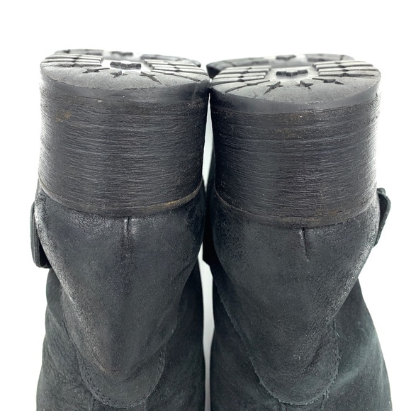 Vera Wang Lavender Cameron Black Jeweled Moto Boots - Picture 7 of 13